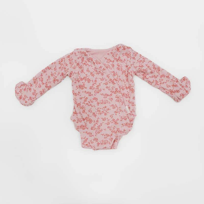 RUFFLE CUFF LONG SLEEVE WINGED BODYSUIT - Image 44