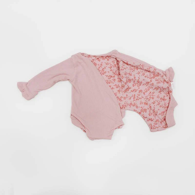 RUFFLE CUFF LONG SLEEVE WINGED BODYSUIT - Image 47