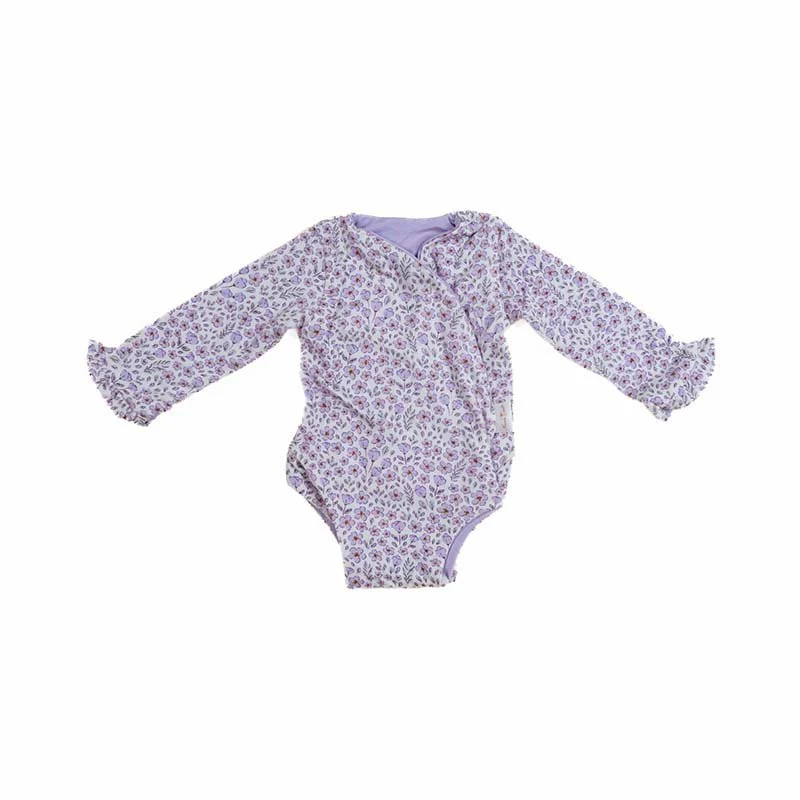 RUFFLE CUFF LONG SLEEVE WINGED BODYSUIT - Image 5