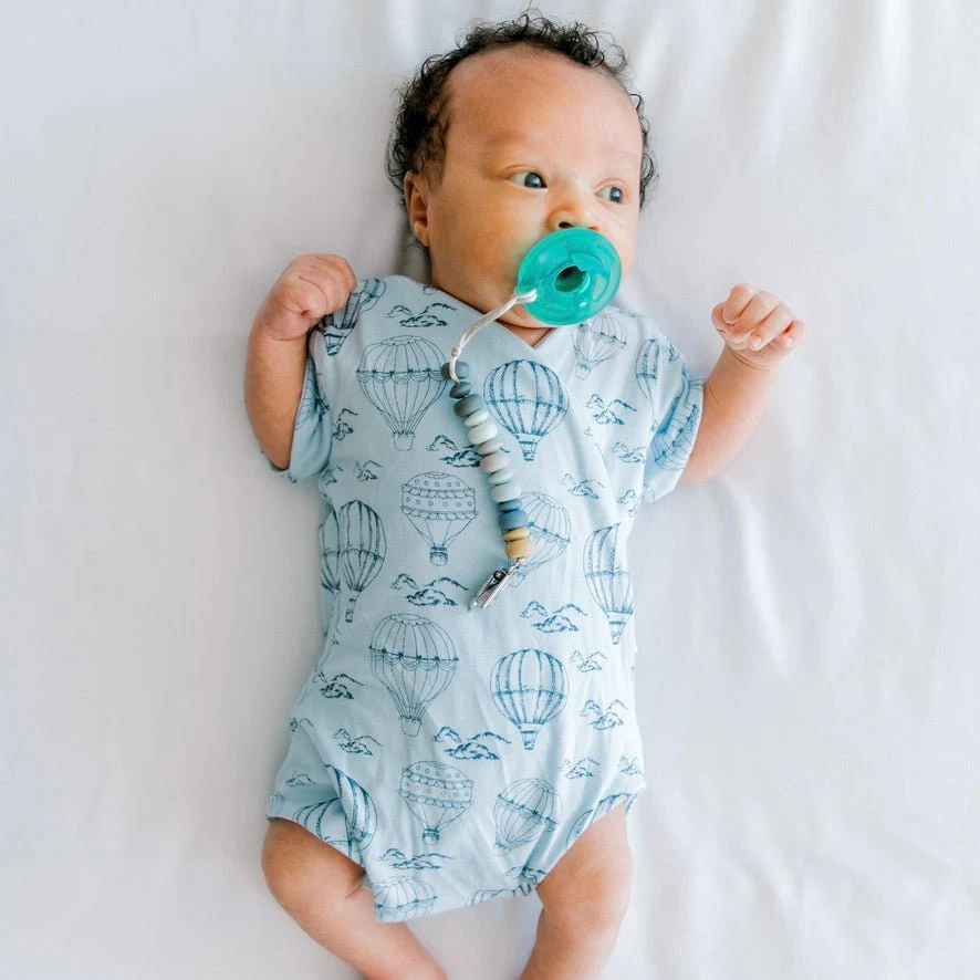 SHORT SLEEVE NEWBORN ESSENTIALS BUNDLE in Bamboo Cotton - Image 15