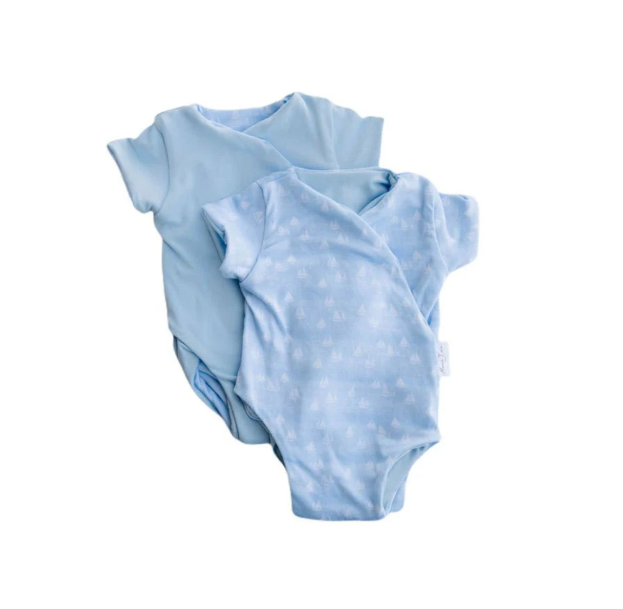 SHORT SLEEVE NEWBORN ESSENTIALS BUNDLE in Classic Brushed - Image 38