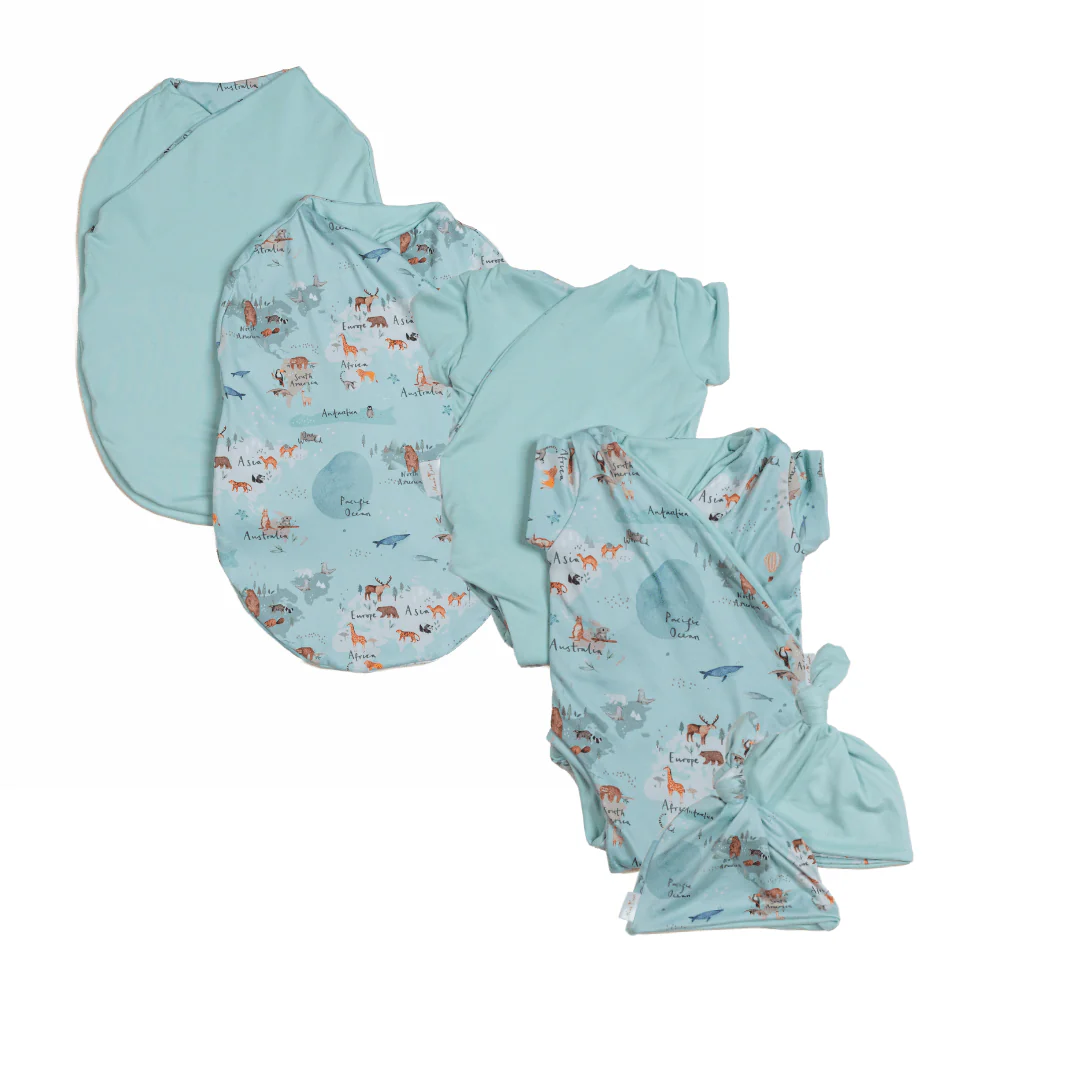 SHORT SLEEVE NEWBORN ESSENTIALS BUNDLE in Classic Brushed - Image 59