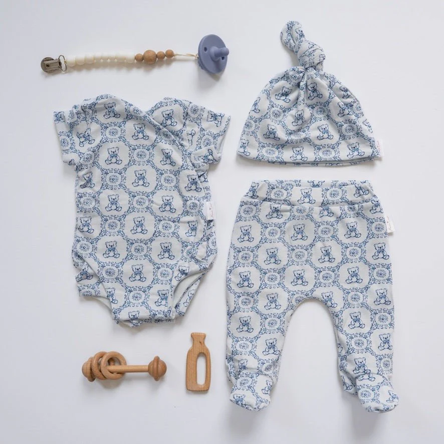 SHORT SLEEVE ONESIE OUTFIT BUNDLE in Bamboo Cotton - Image 11