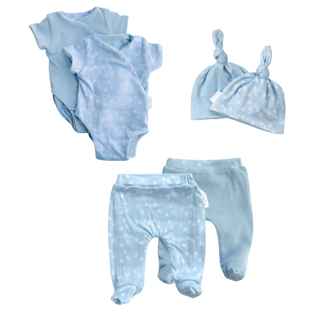 SHORT SLEEVE ONESIE OUTFIT BUNDLE in Classic Brushed - Image 20