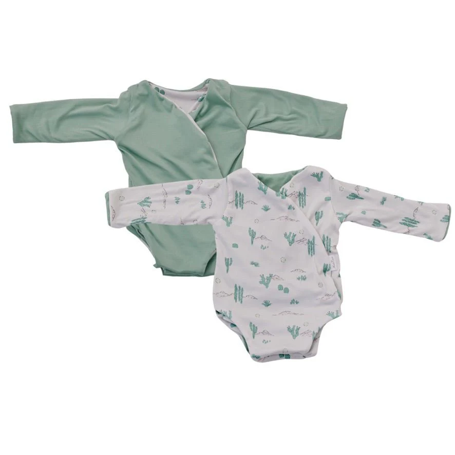 LONG SLEEVE ONESIE OUTFIT BUNDLE in Classic Brushed - Image 10