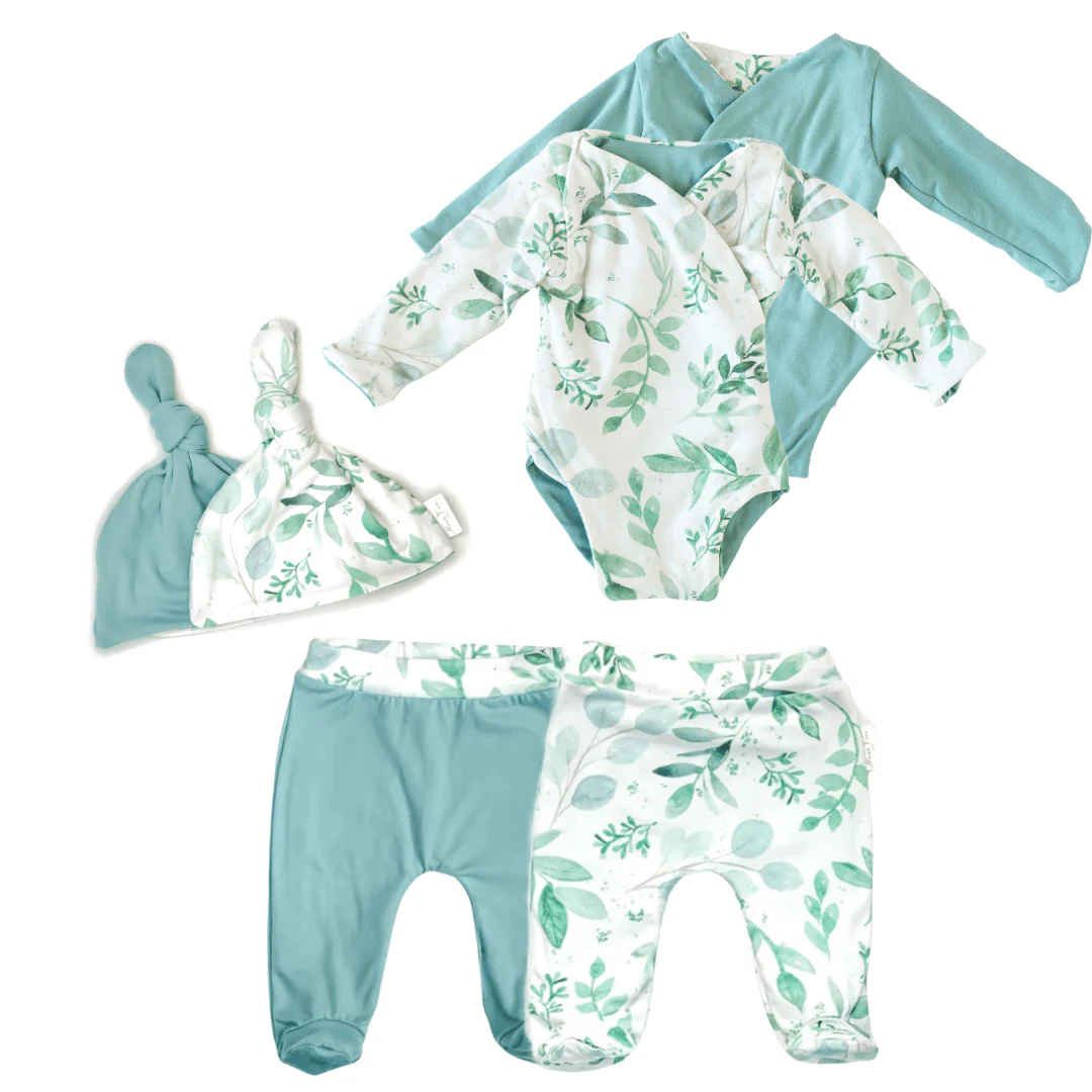 LONG SLEEVE ONESIE OUTFIT BUNDLE in Classic Brushed - Image 24