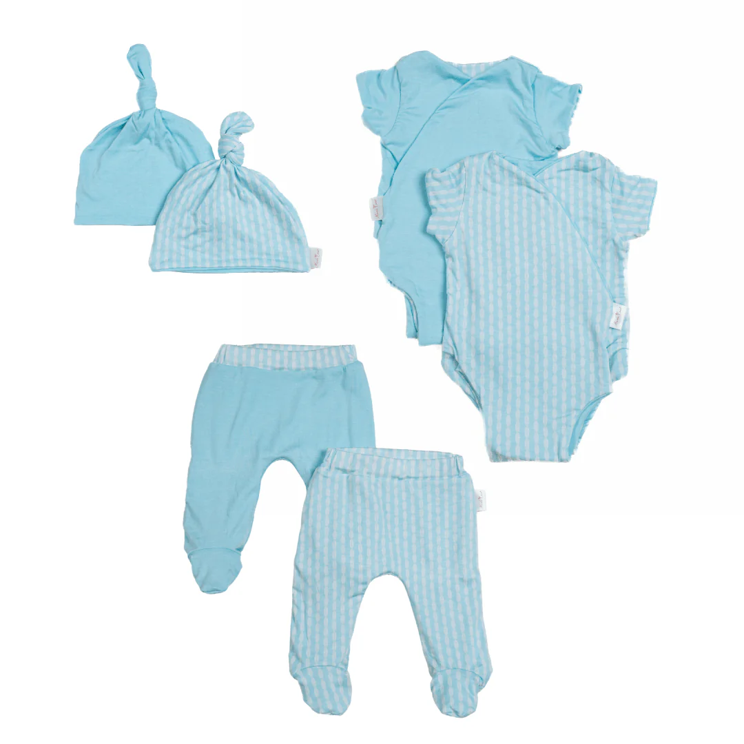 SHORT SLEEVE ONESIE OUTFIT BUNDLE in Silky Modal - Image 17